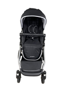 secondhand Mockingbird Single to Double Stroller, Silver with Black Leather, 2022, Black , Windowpane