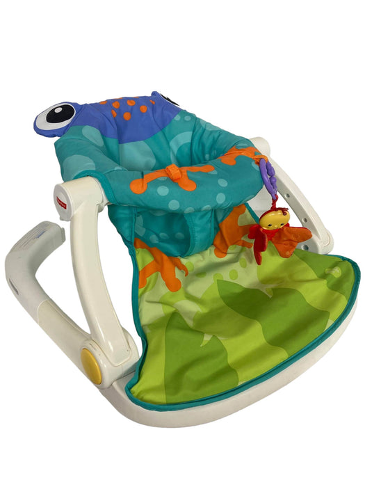 used Fisher Price Sit-Me-Up Floor Seat, Frog