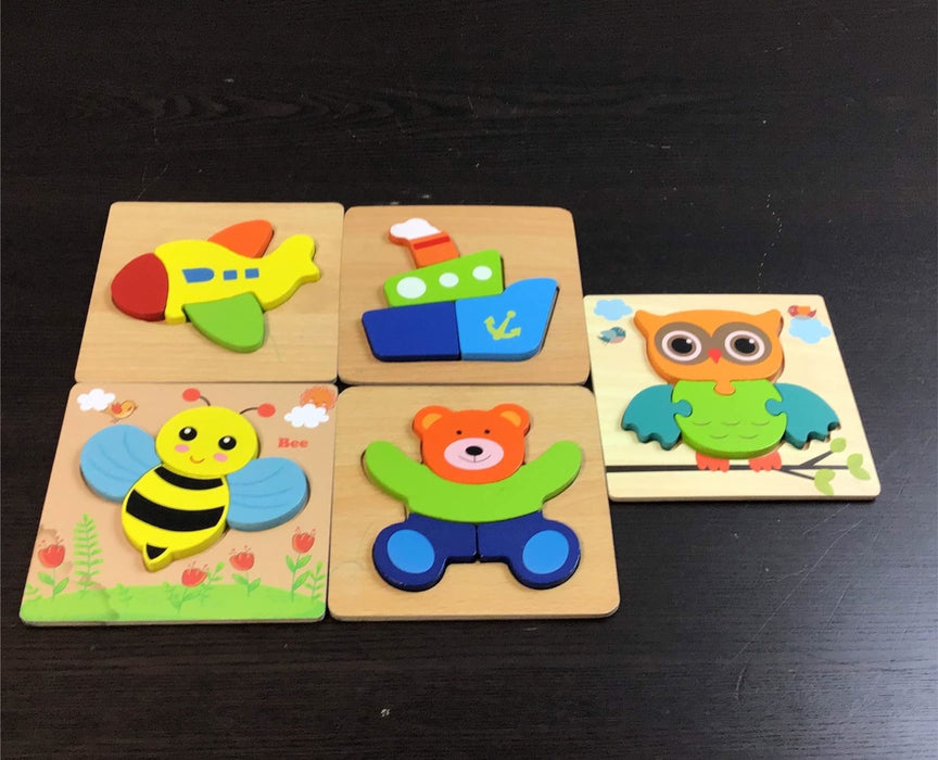 used BUNDLE Toddler-Preschool Puzzles