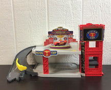 secondhand Disney Cars Piston Cup Racing Garage