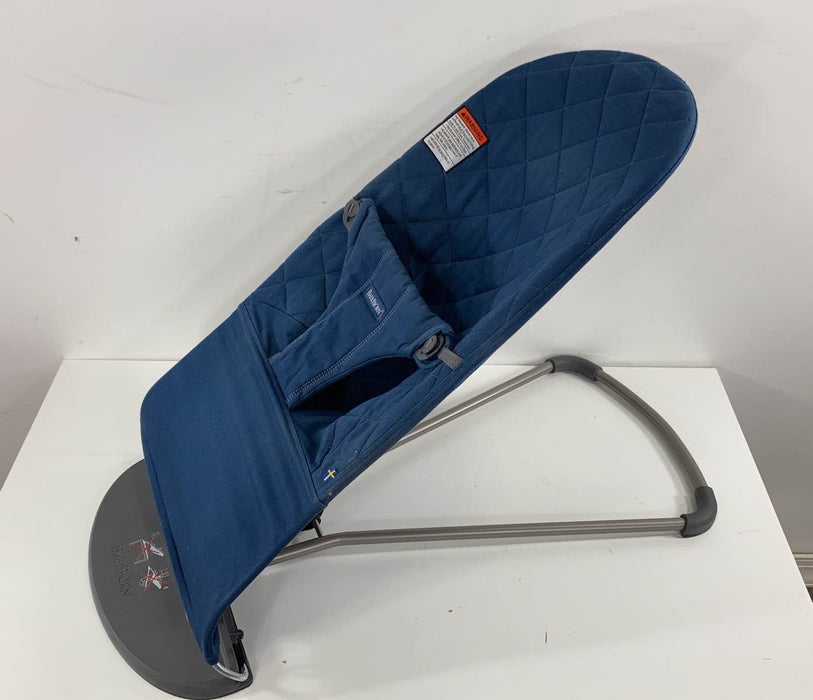 used BabyBjorn Bouncer Bliss, Cotton, Midnight Blue