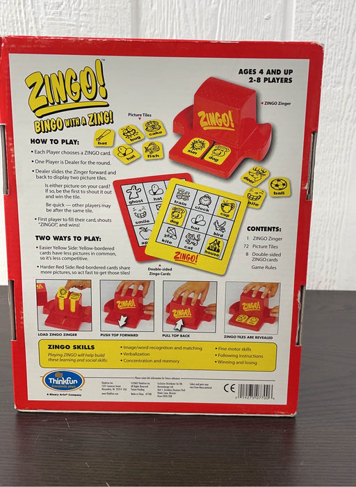 secondhand Zingo! Bingo With A Zing!