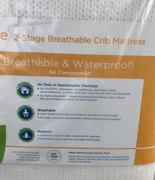 secondhand Lullaby Earth Breeze Crib Mattress