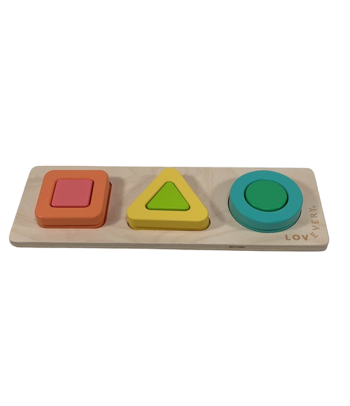 used Lovevery Geo Shapes Puzzle