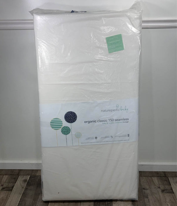Shop Naturepedic Classic 150 Seamless 2-stage Organic Baby & Toddler Mattress at GoodBuy Gear