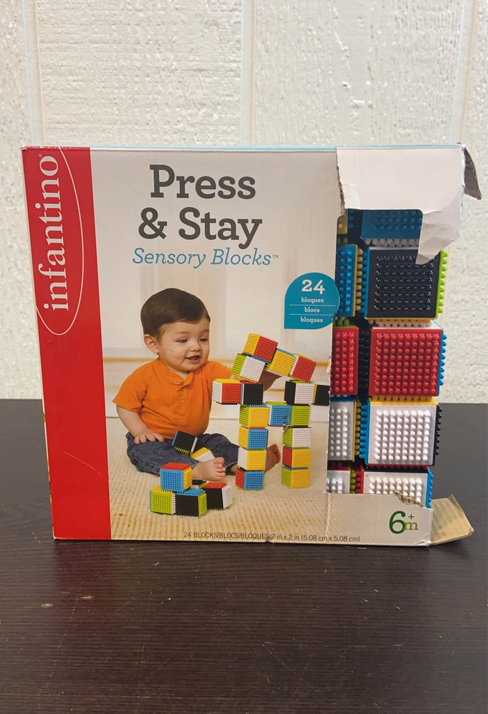 Infantino Press & Stay Sensory Blocks
