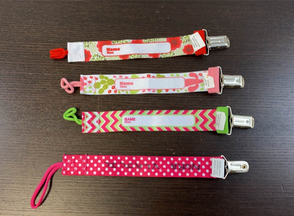 used BUNDLE Pacifier Clips