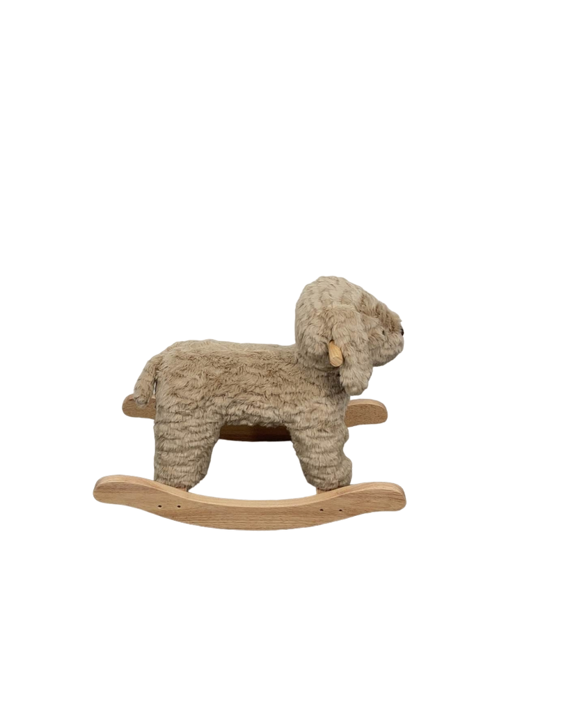Pottery Barn Kids Plush Animal Rocker, Labradoodle