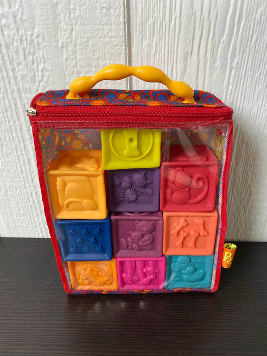 used B. Toys One Two Squeeze Blocks