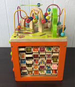 secondhand B. toys Zany Zoo Wooden Activity Cube