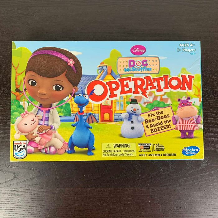 used Hasbro Doc McStuffins Operation Game