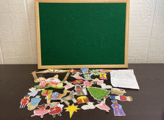 used Felt Play Board, with Felt Pieces