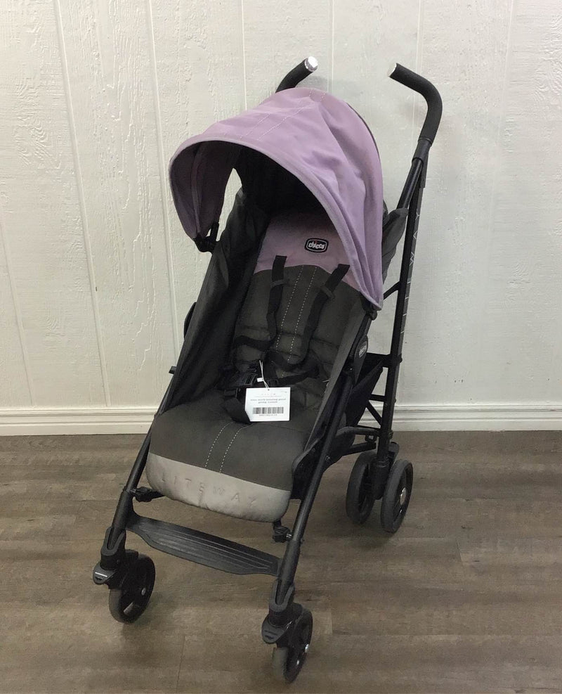 Chicco Liteway Stroller, 2016, Purple Matte/Black