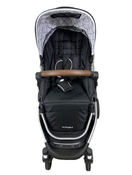 secondhand Mockingbird Single Stroller, 2023, Black, Windowpane, Silver With Penny Leather