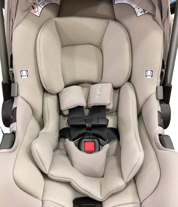 Nuna PIPA rx Infant Car Seat with RELX Base, Hazelwood, 2023