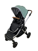 secondhand Mockingbird Single to Double Stroller, 2023, Silver with Penny Leather, Windowpane, Sage