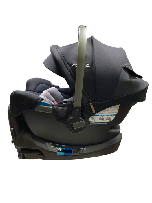 secondhand Nuna PIPA rx Infant Car Seat with RELX Base, 2023, Caviar