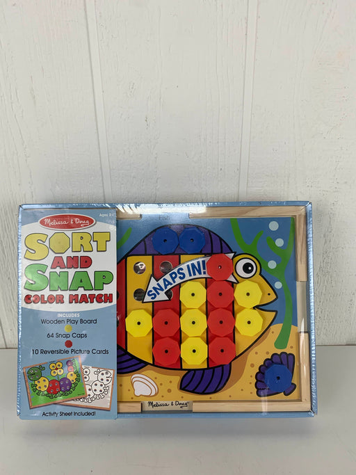 used Melissa & Doug Sort and Snap Color Match