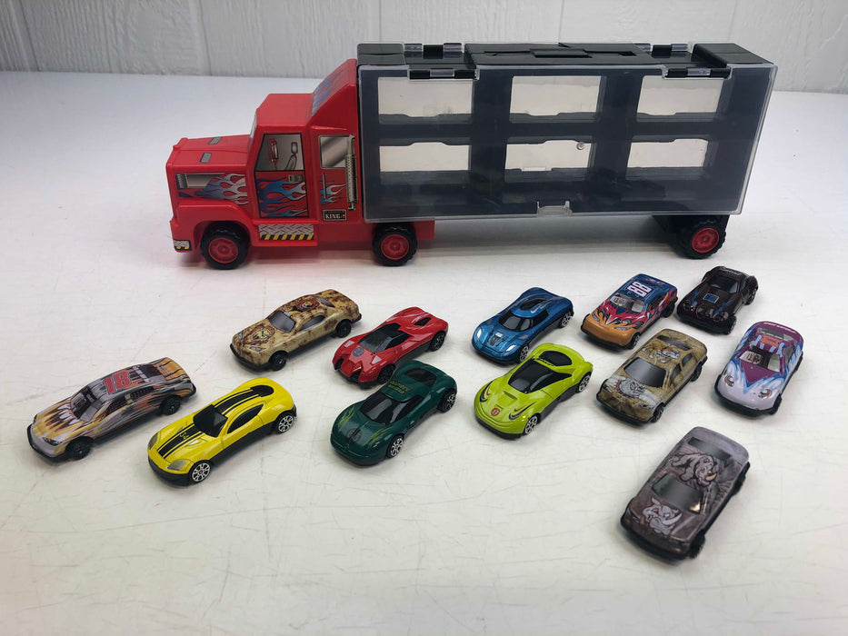 secondhand Die Cast Car Hauler Truck