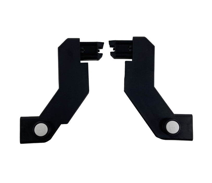 Shop Mockingbird 2nd Seat Kit with Extendable Canopy, Black, Windowpane, Silver With Black Leather at GoodBuy Gear