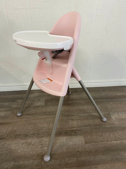 used Baby Bjorn High Chair, Powder Pink/Grey