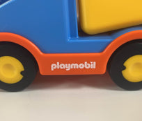 secondhand Playmobil 1.2.3 Construction Truck With Garage