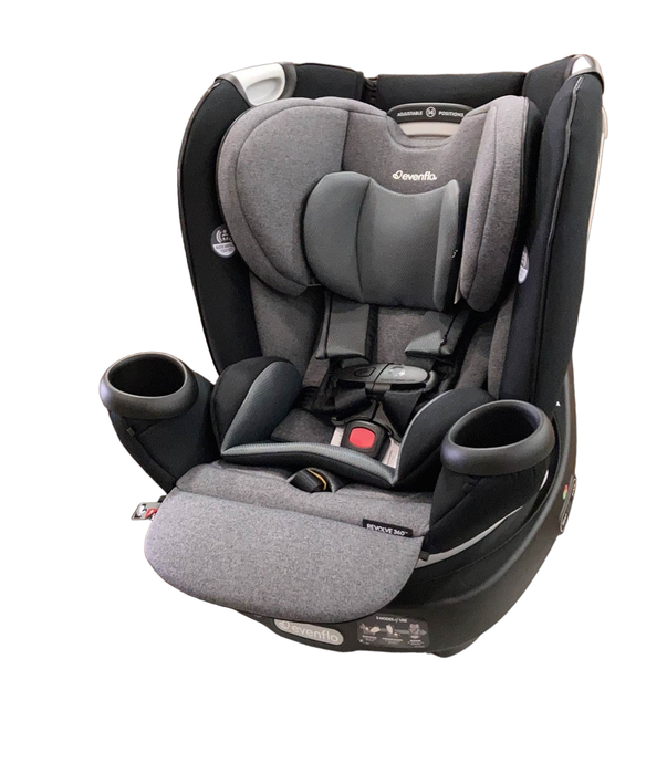 used Evenflo Gold Revolve 360 Rotational All-In-One Convertible Car Seat, 2022, Moonstone