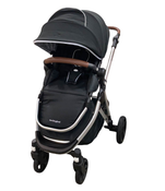 used Mockingbird Single Stroller, 2023, Black, Windowpane, Silver With Penny Leather