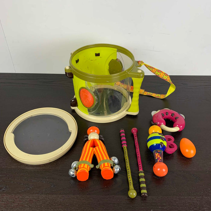 secondhand B. Toys Bee Bop Band Play & Learn Drum and Instruments