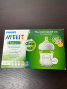 secondhand Philips Avent Natural Glass Bottle, 4 Ounce 3 Pack