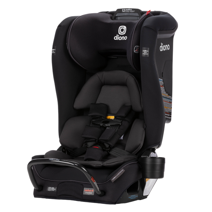 used Diono Radian 3RXT SafePlus Car Seat, 2022, Black Jet