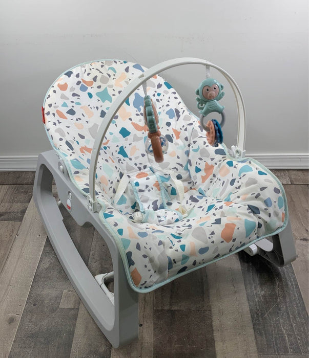 secondhand Fisher Price Deluxe Infant To Toddler Rocker