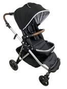 used Mockingbird Single to Double Stroller, 2023, Silver with Penny Leather, Black , Windowpane