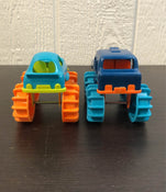 BUNDLE Toy Vehicles, -Battat Monster Trucks