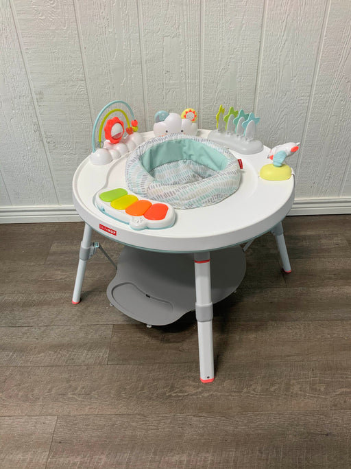 used Skip Hop Explore and More Baby's View 3-Stage Activity Center, Silver Lining Cloud