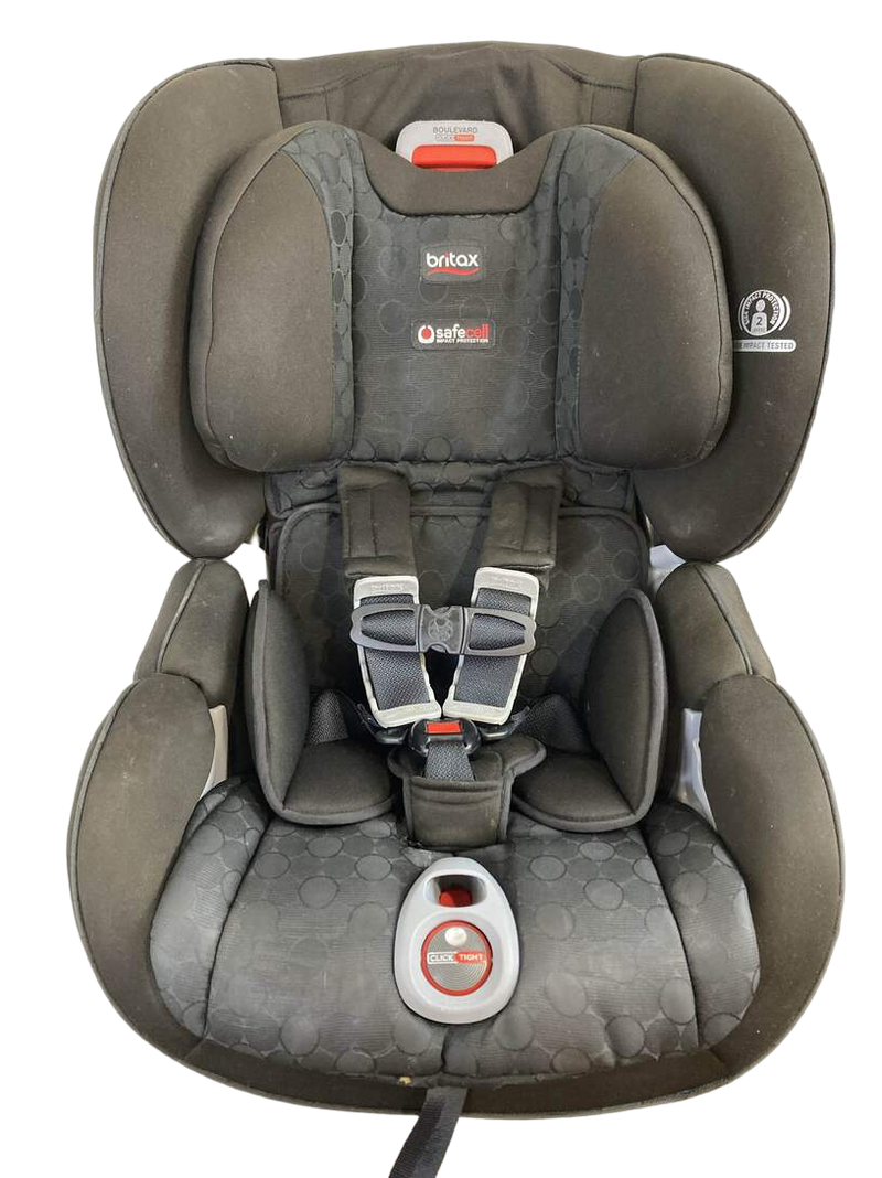 Britax Boulevard ClickTight Convertible Car Seat, 2018, Black Contour
