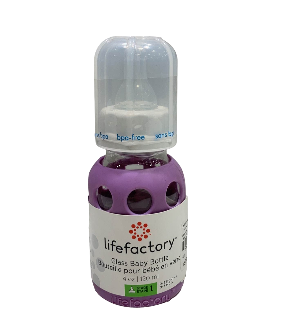Lifefactory Glass Bottle with Protective Sleeve, 4oz — GoodBuy Gear