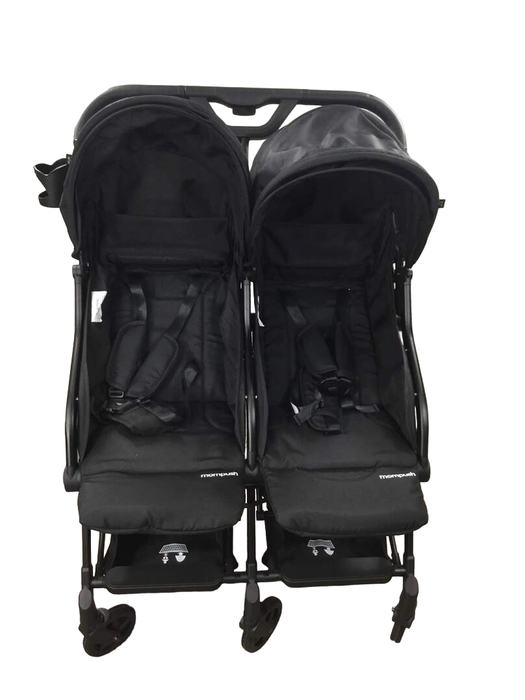 secondhand Mompush Lithe Double Stroller, Black, 2022