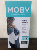 used Moby Wrap Ring Sling, Jet Ribbons