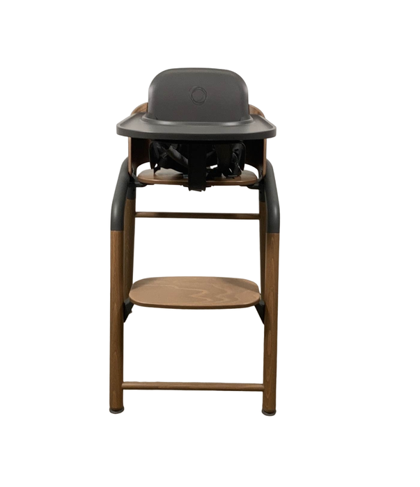 Shop Bugaboo Giraffe High Chair, w/ Grey Baby Set, Warm Wood/Grey at GoodBuy Gear