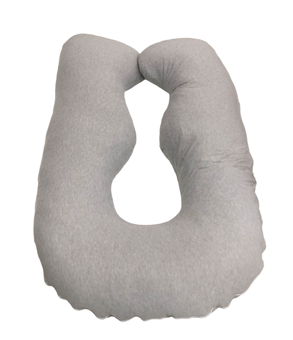 Shop Leachco Back ‘n Belly Bliss Pregnancy Pillow, Peaceful Grey at GoodBuy Gear