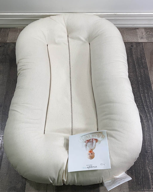 secondhand Snuggle Me Organic Sensory Infant Lounger, Natural