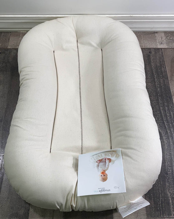 secondhand Snuggle Me Organic Sensory Infant Lounger, Natural