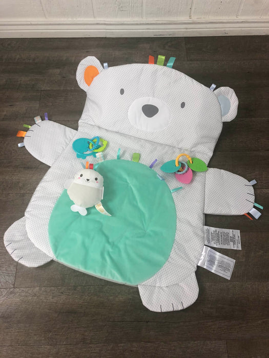 used Bright Starts Tummy Time Prop & Play Mat, Bear