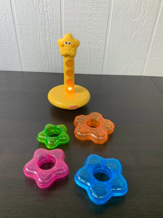 used Fisher Price Light Up Lion Stacker