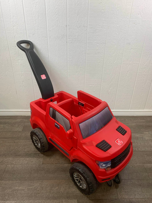 used Step2 2-In-1 Ford F-150 Raptor Parent Push Car