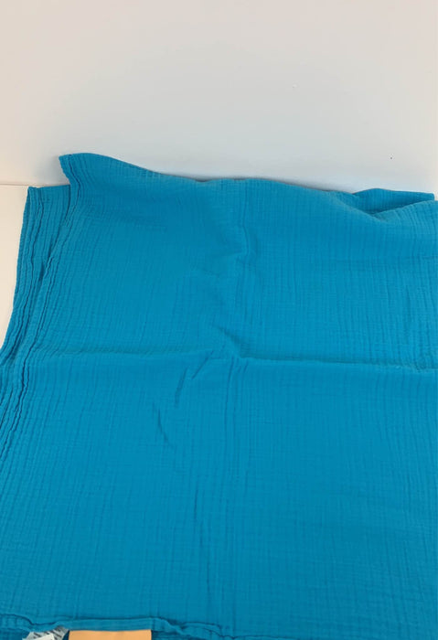 secondhand Bambino Land Muslin Swaddle Blanket, | Color: Blue