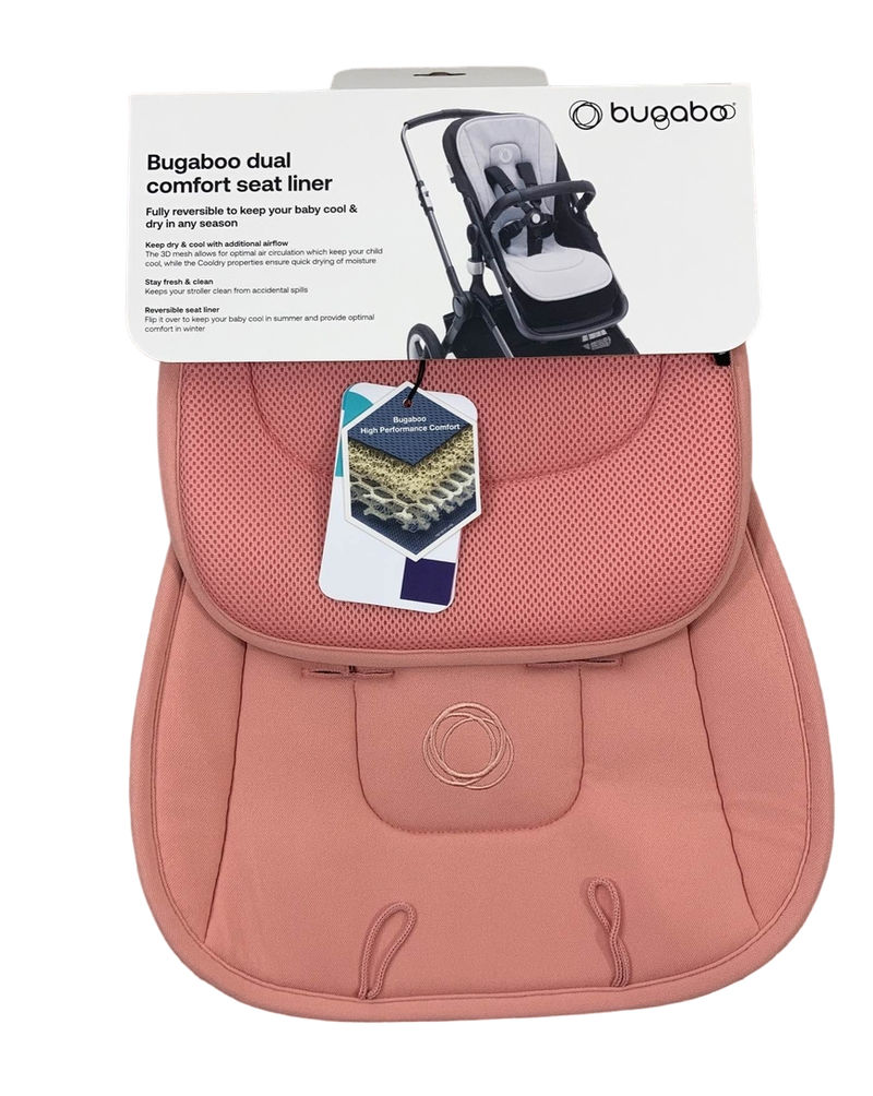 Bugaboo Dual Comfort Seat Liner, Morning Pink