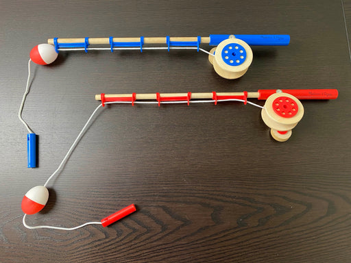 secondhand Melissa & Doug Catch & Count Magnetic Fishing Rod Set