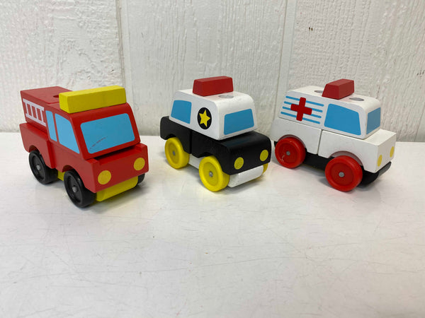 Melissa and doug 2024 stacking emergency vehicles